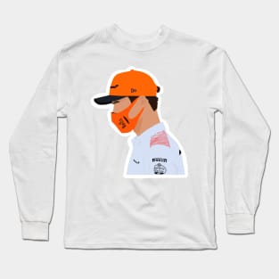 Lando Norris at the 2020 Bahrain Grand Prix Long Sleeve T-Shirt